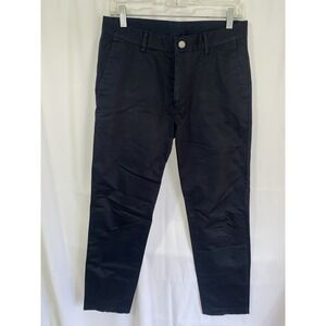 Spoke Build A Pants Mens Size 31 Dark Navy Blue Chino